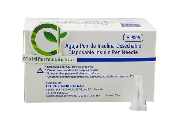 Aguja Para Pen Insulina 31 G X 6 Mm Life Care