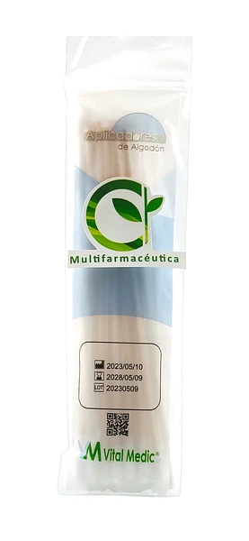 Aplicadores De Madera Caja X 50 Paq X 20 Und Vital Medic