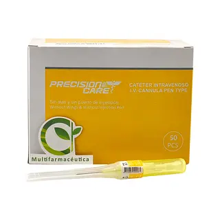 Catéter Intravenoso 24 G X 19 Mm X 50 Und Precision Care