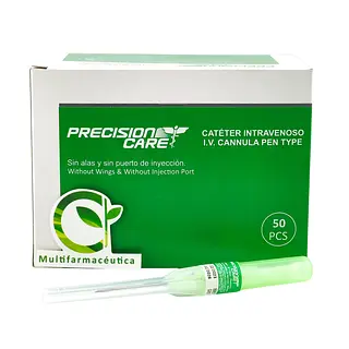 Catéter Intravenoso 18 G X 32 Mm X 50 Und Precision Care