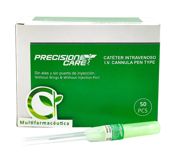 Catéter Intravenoso 18 G X 32 Mm X 50 Und Precision Care