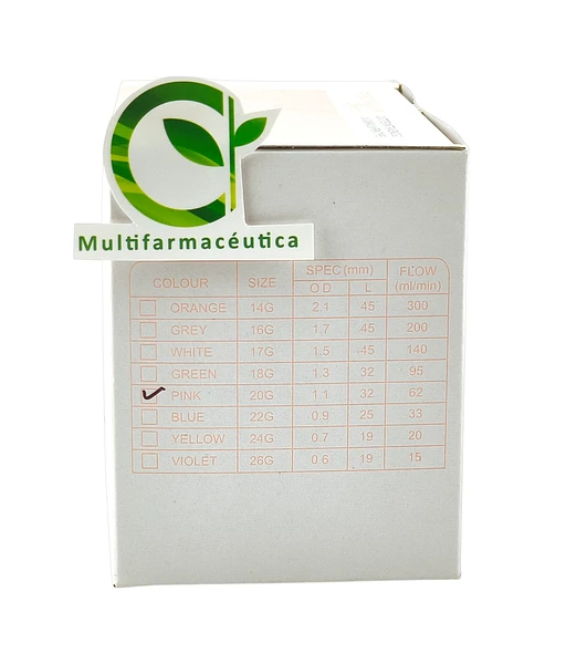 Catéter Intravenoso 20 G X 32 Mm X 25 Und Precision Care