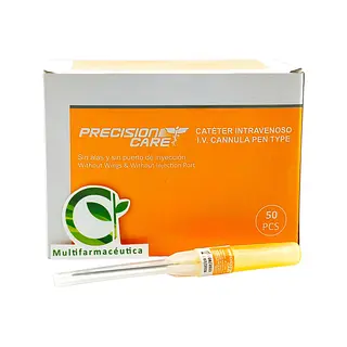 Catéter Intravenoso 14 G X 45 Mm X 50 Und Precision Care