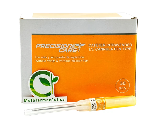 Catéter Intravenoso 14 G X 45 Mm X 50 Und Precision Care