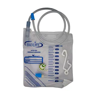 Bolsa Drenaje Urinario Adulto X 2000 Ml Life Care