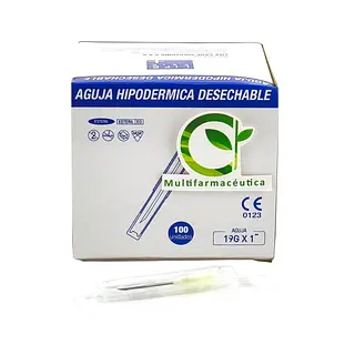 Aguja Hipodérmica 19 G X 1 Life Care