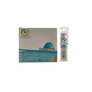 Aplicadores De Madera Caja X 50 Paq X 20 Und Vital Medic