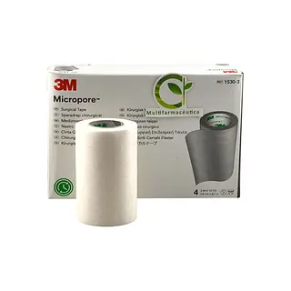 Micropore Blanco 3" X 10 Yds (7.6 Cm X 9.14 Mt) 3m Cjx4