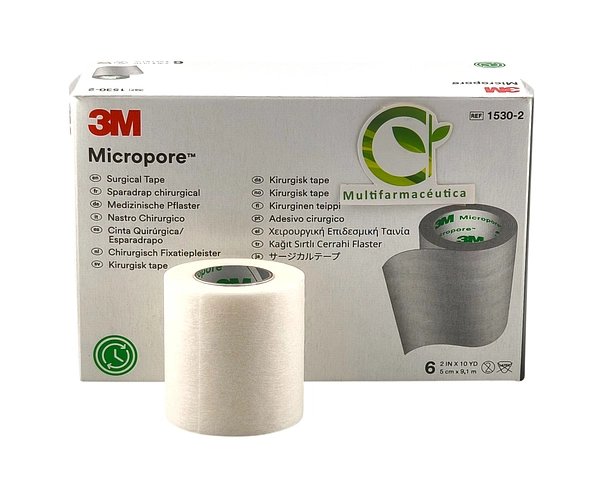 Micropore Blanco 2" X 10 Yds (5.1 Cm X 9.14 Mt) 3m Cjx6