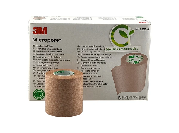 Micropore Piel 2" X 10 Yds (5.1 Cm X 9.14 Mt) 3m Und