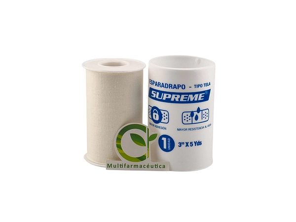 Esparadrapo Tela Blanco 3" X 5yd (7.6 X 457cm) Und Protex