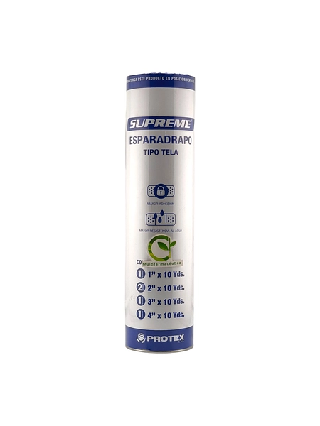Tubo Surtido De Esparadrapo Tela Blanco X 5 Und