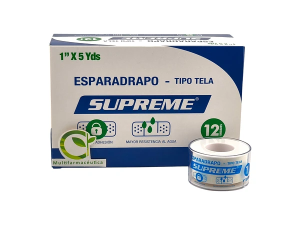 Esparadrapo Tela Blanco 1" X 5yd (2.54 X 457cm) Und Protex