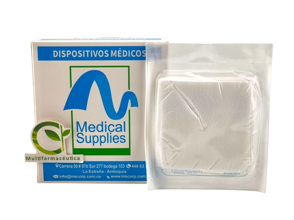 Gasa Esteril No Tejida 3" X 3" Caja X 20 Sob X 5 Und Ms