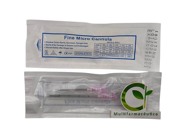Canula 18g X 50 Mm Bolsa X 10 Und