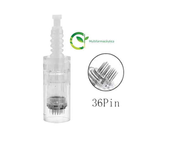 Aguja Dermapen Cartucho 36 Pin Bolsa X 10 Unidades