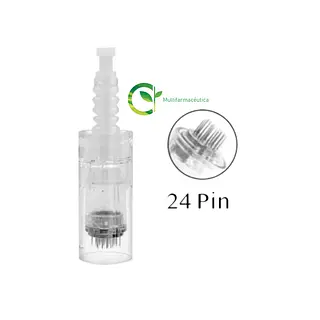 Aguja Dermapen Cartucho 24 Pin Bolsa X 10 Unidades