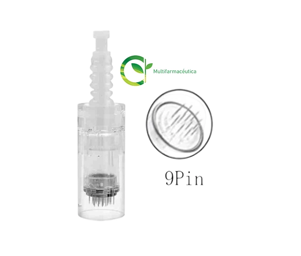 Aguja Dermapen Cartucho 9 Pin Bolsa X 50 Unidades