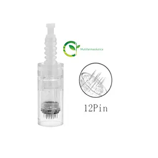 Aguja Dermapen Cartucho 12 Pin Bolsa X 10 Unidades