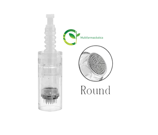 Aguja Dermapen Cartucho Nano Round Bolsa X 50 Unidades