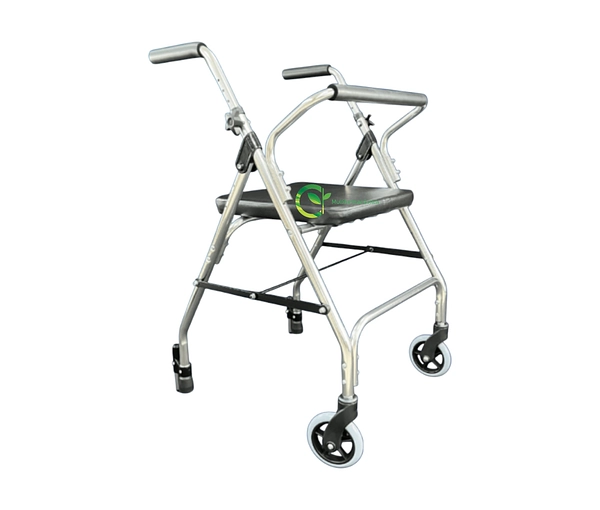 Caminador Con Dos Ruedas Y Asiento Rígido Mul-Fs9142l