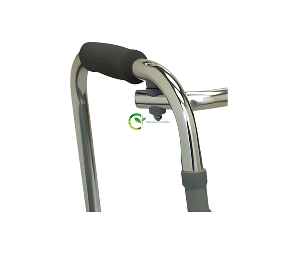 Caminador Plegable En Aluminio De Dos Ruedas Mul-Fs912l