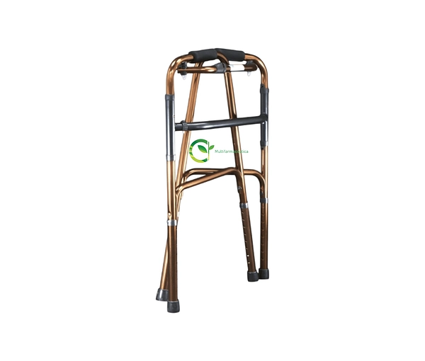 Caminador Plegable Importado Paso A Paso Bronce Mul-Fs919l