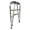 Caminador Plegable Importado Paso A Paso Plata Mul-Fs913l