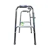 Caminador Plegable Importado Paso A Paso Plata Mul-Fs913l