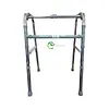 Caminador Plegable Importado Paso A Paso Plata Mul-Fs913l
