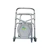 Silla Sanitaria En Aluminio Con Rodachines Mul-Fs696l
