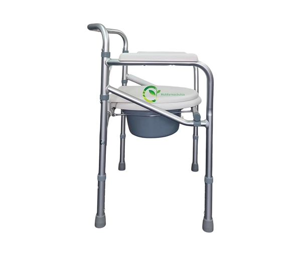 Silla Sanitaria En Aluminio Mul-Fs894l