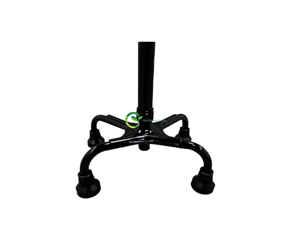 Bastón 4 Apoyos En Aluminio Cuello Cisne Mul-Fs9212l