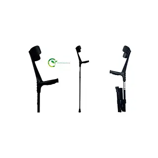 Bastón/Muleta Canadiense Plegable Negro Mul-Sf9272l