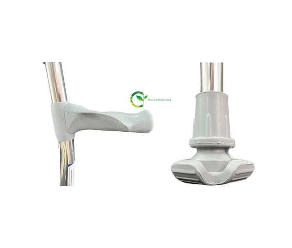 Par Muletas/Bastón Canadiense Soporte Ergonómico Mul-Fs9332