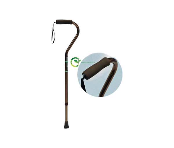 Bastón Mango Curvo Altura Graduable Mul-Fy938l