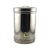 Tarro Algodonero Con Tapa De 12 X 18 Acero Inoxidable