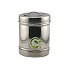 Tarro Algodonero Con Tapa De 10 X 12 Acero Inoxidable