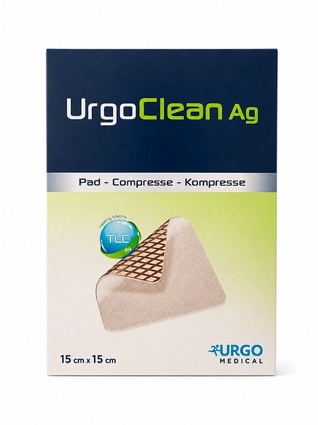 Apósito UrgoClean Ag 15 x 15 cm Urgo Medical