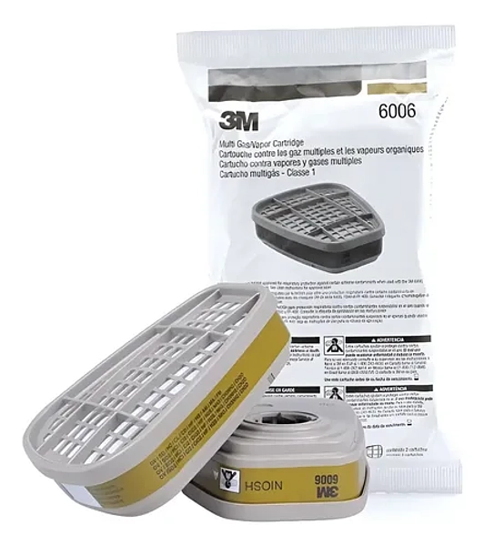 Cartuchos Multigases y Vapores 3M 6006 (PAR)