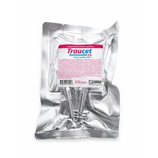 Acetaminofén 1 g/100 ml Solución para Infusión Traucet