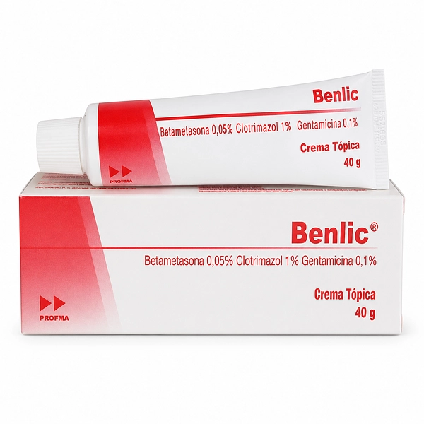 Betametasona + Clotrimazol + Gentamicina 40 g Benlic