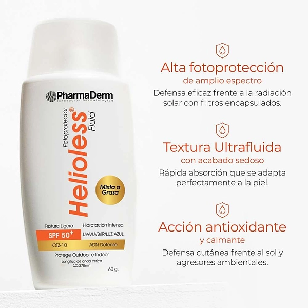 Helioless Fluid SPF 50+ 60 ml
