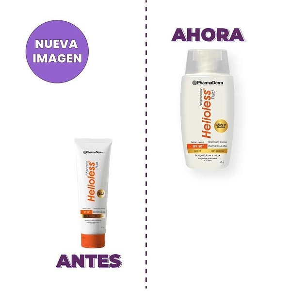 Helioless Fluid SPF 50+ 60 ml