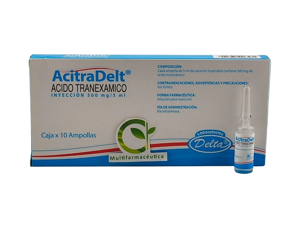 Acido Tranexamico 500 Mg/5ml Ampolla (Acitradelt) Delta