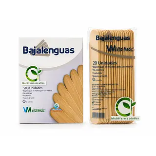 Bajalenguas De Madera Vital Medic