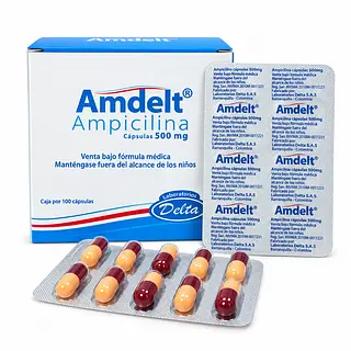 Ampicilina 500 mg Amdelt