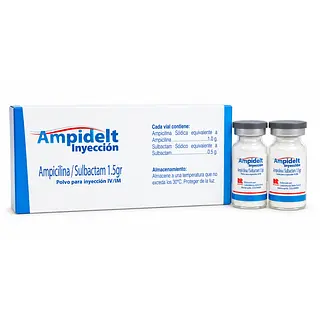 Ampicilina + Sulbactam 1,5 g Ampidelt