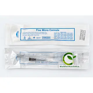 Microcánula 27G x 70 mm