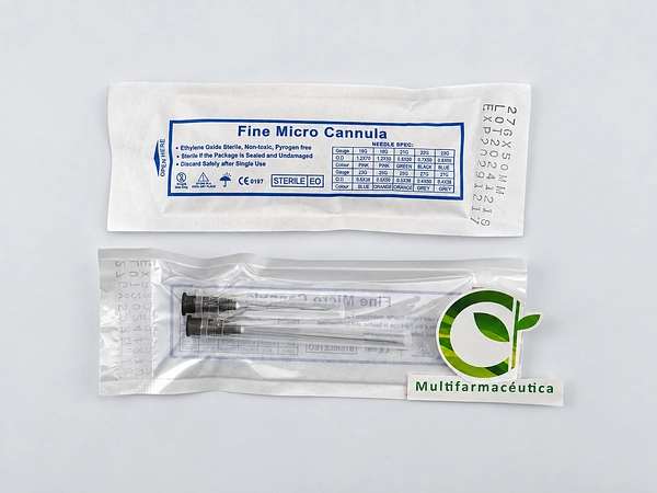 Microcánula 27G x 50 mm
